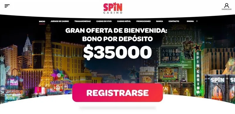 Promociones y bonificaciones para Spin Casino en Paraguay