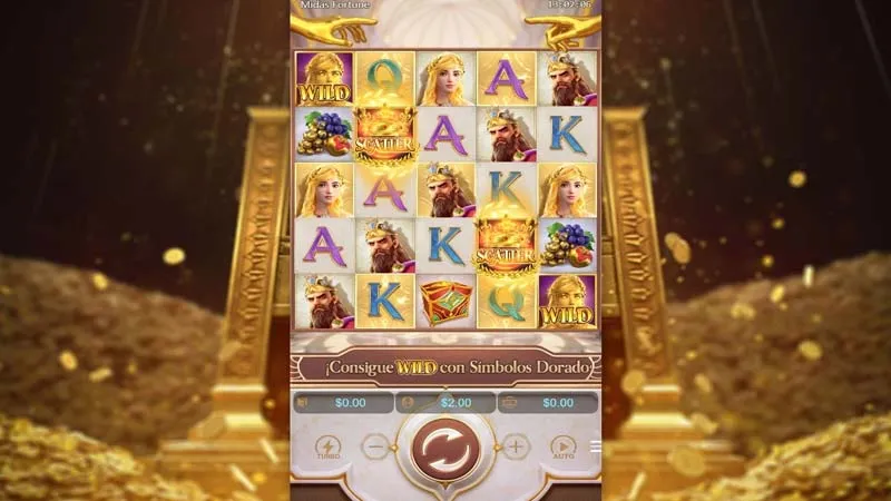 Cómo se gana en Midas Fortune